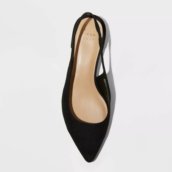 A New Day Elle Slingback Pointed Toe Heels - Picture 3 of 7